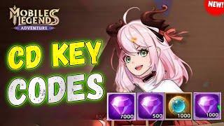 New All Codes]  Mobile Legend Adventure Code 2024 | New ML CD Key & Mirage Codes