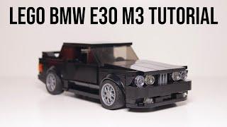 LEGO BMW E30 M3 Moc Build Tutorial