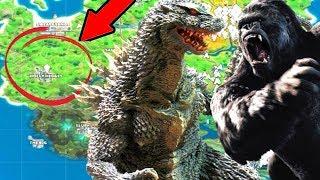 Godzilla VS King Kong FOUND In Fortnite Battle Royale! (Chapter 2)