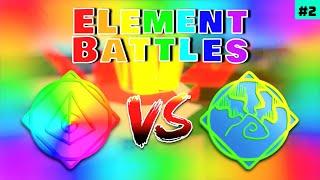 Spectrum vs Aurora! | Roblox Elemental Battlegrounds Element Battles #2