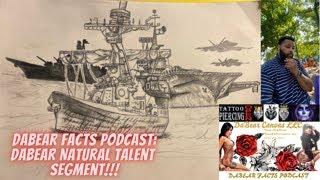 DaBear Facts Podcast Prelims... DaBear Canvas Tattoo Studio... Battleship Scene