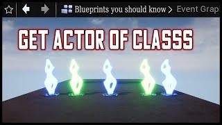 Get all actors of class, actor of class with tag (Unreal engine blueprint tutorial 2021)