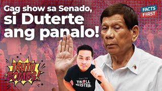 Duterte gag show sa Senado