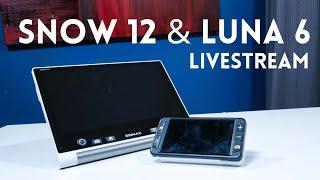 Digital Video Magnifier Demonstration - Luna 6 And Snow 12 - Livestream