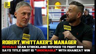 Robert Whittaker's Manager Reveals Sean Turned Down Fight, Says Win Over Khamzat Gets Title Shot!