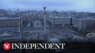 Ukraine: Air raid sirens heard in Kiev as Putin declares war