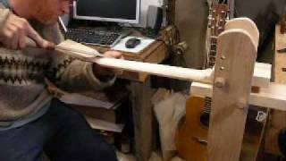Handcarved guitar neck