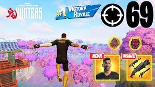 69 Elimination LIONEL MESSI Solo Vs Squads "Zero Build" Gameplay Wins (Fortnite Chapter 6 Season 1)