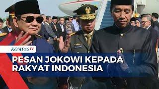 Pesan Jokowi kepada Rakyat Usai Pelantikan Presiden Prabowo Subianto