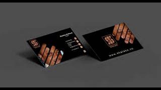 Photoshop: Professional business card design
