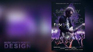 Music poster Design | Photoshop Tutorial