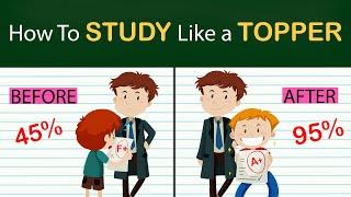 TOPPERS SECRET REVEALED | How to STUDY for EXAMS  #ABetterlife #studyhacks #Studymotivation