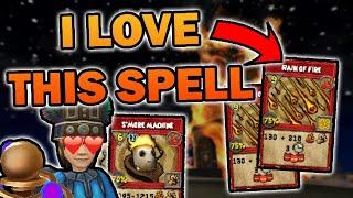 Abusing The LEAST Used Spell (Rain Of Fire) In Wizard101 PvP...