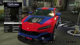 GTA5 Online customizing  the Pegassi Toros