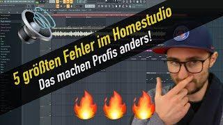 5 größten Homerecording-Fehler! Das machen Profis anders! | abmischenlernen.de