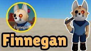 How to get "Stop Right There" Badge + "Finnegan" Morph in Piggy Skins Reanimated!