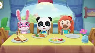 Baby Panda Salad  Cooking Video || PANDA FOR YOU || New Baby Panda Cartoon Video ||