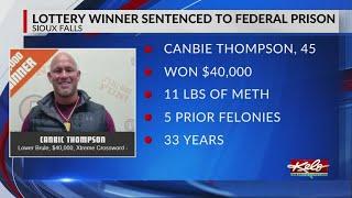 SD lottery winner sentenced for meth charges