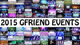 GFRIEND (여자친구) Events In 2015