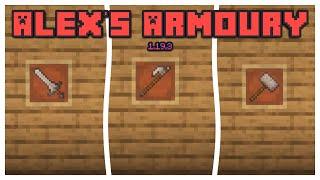 NEW HAMMER, KATANA And MORE In MINECRAFT 1.19.3! (Alex's Armoury 1.19.3)