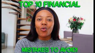 Money Mistakes to AVOID in your 20's (Twenties)