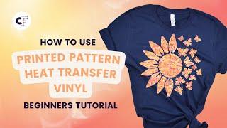 How to Use Printed Pattern Heat Transfer Vinyl