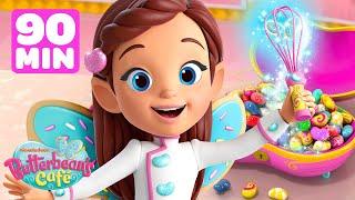 Butterbean Opens Her Café! w/ Cricket, Dazzle & Poppy | 90 Minute Compilation | Shimmer and Shine