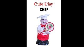 Let's make Clay Chef #diywithkanchan #shortvideo #kitchendecoration #clayart