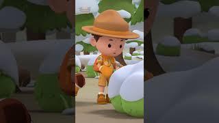 HELP A SPIDER IS CRAWLING ON ME! ️️ | Leo the Wildlife Ranger | Kids Cartoons | #shorts #animals