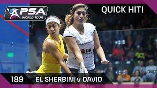 Squash: Quick Hit! Ep. 189 - El Sherbini v David - Qatar Classic 2015