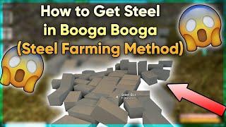 How to make Steel Bars in Booga Booga Classic || Roblox