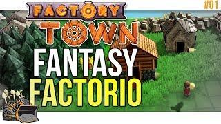 Medieval Factorio? Factory Town gameplay series part 1