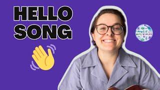 Hello Song  | Songs for Kids | Music with Mrs. Violet