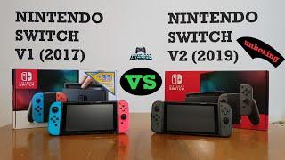 UNBOXING MY BRAND NEW NINTENDO SWITCH! V1 (2017) vs V2 (2019)