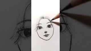 Drawing girl smile art #art #smile #girls #shorts