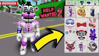 HOW TO TURN INTO FNAF characters in Roblox Brookhaven! * Five Nights at Freddy's Help Wanted 2