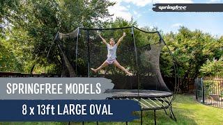 INTRODUCING: The Large Oval Springfree Trampoline | Springfree Models