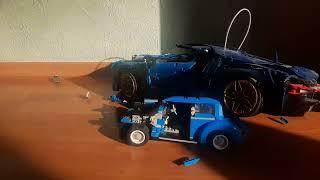 Lego Crash Test VW Beetle vs Bugatti Chiron