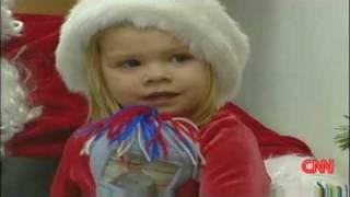 Little Girl Gets Christmas Wish - Daddy Home from Afghanistan