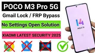 Poco M3 Pro FRP Bypass | Setting Not Open Solution No  PC No Second Space | Latest Security 2025