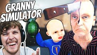 MOČIUTĖ MIRĖ DARYDAMA PRISITRAUKIMUS  Granny Simulator | Vėjas & Twisteris | PILDYK