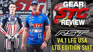 RST LFG USA LTD Edition V4.1 Evo Kangaroo Airbag Race Suit Review from SportbikeTrackGear