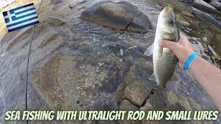 Ultralight sea fishing with small lures in Greece  2021