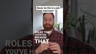 Job Interview Tip: Never Do This In An Interview!