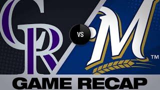 Dahl leads Rockies' offense in 11-6 victory - 5/2/19