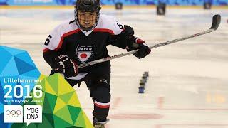 Ice Hockey Skills Challenge - Takenaka (JPN) wins gold | ​Lillehammer 2016 ​Youth Olympic Games​
