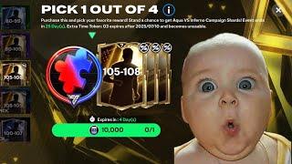 I Opened ALL Extra Time Daily Picks!  + Subscribers Insane Luck! #fcmobile