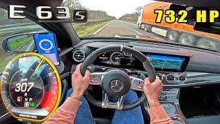 732HP AMG E63 S is a MONSTER that eats EVERYTHING on the AUTOBAHN!