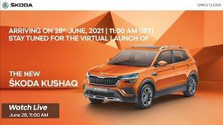 The ŠKODA KUSHAQ Market Launch @91Wheels || Live Webcast ||