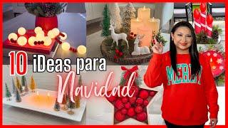 10 iDEAS para NAVIDAD 2024 / NUEVA Decoración Navideña / Christmas decor ideas